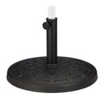 Relaxdays pied de parasol pour tubes de parasol de 38 - 50 mm d : 50 cm balcon jardin imitation fonte ...