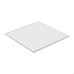 Relaxdays plaque en verre de scurit tremp pour table et chemine carre 70x70 cm 8 mm dpaisseur transparen ...