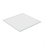 Relaxdays plaque en verre de scurit tremp pour table et chemine carre 80x80 cm 8 mm dpaisseur transparen ...