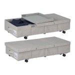 Relaxdays rangement sous lit lot de 2 pliable roulettes capacité de chaque : 50 litres hlp : 20 x 80 ... Relaxdays rangement sous lit lot de 2 pliable roulettes capacité de chaque : 50 litres hlp : 20 x 80 ...