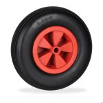Relaxdays roue de brouette 3. 50 - 6 pneu en caoutchouc jante plastique pp increvable charge max. 100 ... Relaxdays roue de brouette 3. 50 - 6 pneu en caoutchouc jante plastique pp increvable charge max. 100 ...