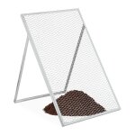 Relaxdays tamis de jardin hxl: 100 x 60 cm tamiseur terre acier maille de 20 x 40 mm compost ou engrais ...