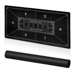 Relaxdays tapis de poker ou texas holdem dessous antidrapant emballage pratique 6 joueurs 120 x 60 cm ...