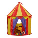 Relaxdays tente pour enfants prend la forme dun chapiteau pliable h x d : 125 x 95 cm multicolore