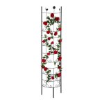 Relaxdays tuteur rosier grimpant semi - circulaire � planter support pour plantes grimpantes jardin h ...