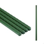 Relaxdays tuteur  tomates en lot de 10 acier robuste avec revtement en plastique h x d : 110 x 1 cm ...