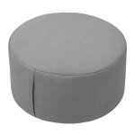 Relaxdays zafu coussin de m�ditation 13 x 33 cm ? coton rembourrage sarrasin housse amovible lavable ...