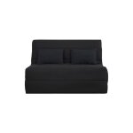 Relaxima - banquette convertible bz cecilia couchage 140 x 190 pearl noir Relaxima - banquette convertible bz cecilia couchage 140 x 190 pearl noir