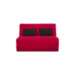 Banquette convertible bz cecilia - relaxima - couchage 140 x 190 pearl rouge