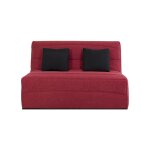Relaxima - banquette convertible bz scoty couchage 160 x 200 cape framboise