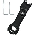 Releveur guidon v�lo alliage aluminium extension potence vtt route ville ajustable hauteur cyclisme confort ...