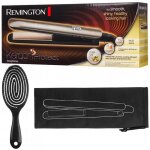 Lisseur - remington - s8540 - plaques c�ramique k�ratine & huile damande - 150?230�c - sac & brosse