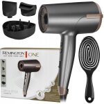 Sche cheveux - remington - d6077 - ionisation double avec capteurs thermcare + brosse antistatique
