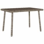 Remise table basse de jardin - jili hot - rectangulaire gris 60 x 40 x 37 cm rotin jm2025 9083339 Remise table basse de jardin - jili hot - rectangulaire gris 60 x 40 x 37 cm rotin jm2025 9083339