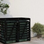 Remisearmoire cache poubelles e x tension dabri de poubelle sur roulettes noir bois massif pin jilimaison2025 ... Remisearmoire cache poubelles e x tension dabri de poubelle sur roulettes noir bois massif pin jilimaison2025 ...
