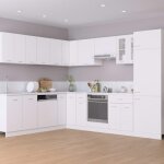 Remisearmoire de plancher d�vier lyon - buffet bahut de cuisine / meuble bas - blanc bois ing�nierie ...
