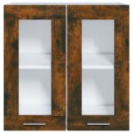 Remisearmoire de rangement suspendue pour cuisine - meuble haut / armoire vitre suspendue lyon chne ...