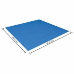 Remisebestway tapis de sol pour piscine flowclear 274x274 cm jilimaison2025 5818382