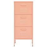 Remisebuffet bahut commode - summer - armoire de rangement rose 425 x 35 x 1015 cm acier jilimaison2025 ...