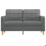 Remisecanap� - clic - clac - � 2 places gris fonc� 140 cm tissu jilimaison2025 13095940