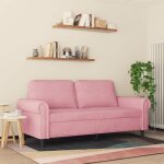 Remisecanap� - clic - clac - � 2 places rose 140 cm velours jilimaison2025 11936681