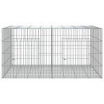 Remiseclapier - uu - animaux - cage � lapin 2 panneaux 110x79x54 cm fer galvanis� jilimaison2025 8940857 ...