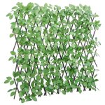 Remise�cran en treillis / cloture ext�rieur - jms - treillis de lierre artificiel extensible vert 180x65 ...