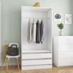 Remisegarde - robe - jms - armoire vêtements blanc 100x50x200 cm bois dingénierie maison2025 80436 Remisegarde - robe - jms - armoire vêtements blanc 100x50x200 cm bois dingénierie maison2025 80436