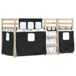 Remiselit 1 personne lit superpos� sans matelas 80 x 200 cm bois de pin massif jilimaison2025 64636232 ...