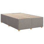 Remiselit 2 personnes cadre de lit double sans matelas taupe 120 x 190 cm tissu jilimaison2025 52359461 ...