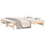 Remiselit 2 personnes lit coulissant 2 x (75 x 190) cm bois de pin massif jilimaison2025 75565780