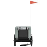 Remorque de bicyclette vente - flash - remorque de v�lo - pour animaux de compagnie gris et noir @98064845 ...