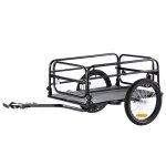 Remorque de v�lo capacit� de charge de 725 kg chariot de v�lo rangement compact pliable