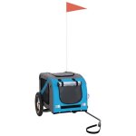 R�duction - remorque de v�lo chariot de v�lo en jogger / poussette - pour animaux de compagnie bleu et ...