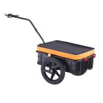 Remorque de v�lo - duoku - capacit� de 88 lb - chariot de v�lo robuste - pliable pour un rangement facile ...