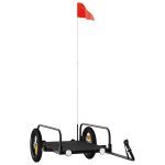 Meilleures remorque de v�lo - remorque de marchandises - noir 122x53x31 cm fer ssdc2518983