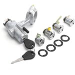 Remplacement de combinaison de portes de verrouillage de direction de barillet dallumage pour nissan ...