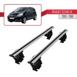 Compatible avec renault scenic 3 2013 - 2016 ace - 4 barres de toit railing porte - bagages de voiture ...