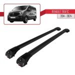 Pour renault trafic 2014 - 2024 barres de toit ace - 1 railing porte - bagages de voiture / noir