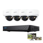 Reolink kit vid�o surveillance8ch 2to nvr et 4x 8mp cam�ra poeanti - vandal ik10125�anglevision noc couleurd�t ...