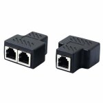 Rpartiteur de prise tlphonique rj11 femelle vers 2 femelles 6p6c coupleur en ligne adaptateur dextension ...