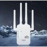 Répéteur wifi 300mbps 2. 4ghz avec 4 antennes ? amplificateur de signal longue portée Répéteur wifi 300mbps 2. 4ghz avec 4 antennes ? amplificateur de signal longue portée