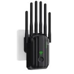 Rpteur wifi amplificateur wifi repeteur wifi 6 antennes 2 ports lan wifi extender routeur / rpteur ...