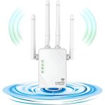 R�p�teur wifi puissant 1200mbps amplificateur wifi double bande 5ghz & 2. 4ghz booster wifiwifi extender2 ...
