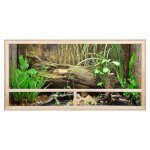 Repiterra terrarium 120x50x50cm en bois pour reptiles et amphibiens avec arations latrales
