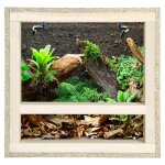 Repiterra terrarium 40x40x40cm en bois pour reptiles et amphibiens avec arations latrales