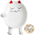 Repose cuill�re en c�ramique support de cuill�re en c�ramique baguettes support de repos motif chat pourn ...