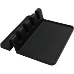 Repose - cuillère en silicone avec égouttoir support pour ustensiles protège plan de travail et plaque ... Repose - cuillère en silicone avec égouttoir support pour ustensiles protège plan de travail et plaque ...