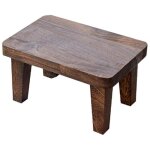 Repose - pieds en bois massif - tabouret polyvalent pour table basse chaussures table � langer - banc ...