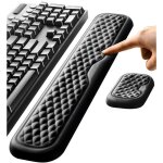 Repose - poignet pour clavier - surface pu - mousse  mmoire de forme - antidrapant - bon rebond - ...